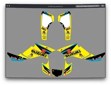 Fits LTZ 400 2003 to 2008 GRAPHIC KIT for SUZUKI LTZ 400 STICKER Z400 DECal