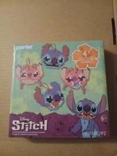 NEW, DISNEY STITCH FUSED BEAD KIT, 4 ORNAMENTS