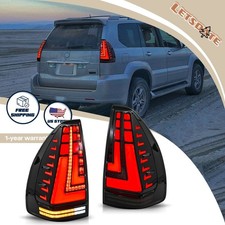 Led Headlights For Toyota Land Cruiser Prado Lc120 2003-2009 Start Up Animation