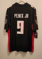 MEN'S ATLANTA FALCONS Michael Penix Black 9 Stitched Jersey SZ Small NWT