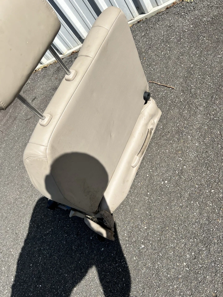 LEXUS LX470 TOYOTA LAND CRUISER 1998-02 TERCERA FILA ASIENTO CONDUCTOR IZQUIERDO BEIGE OEM Foto 4 de 4