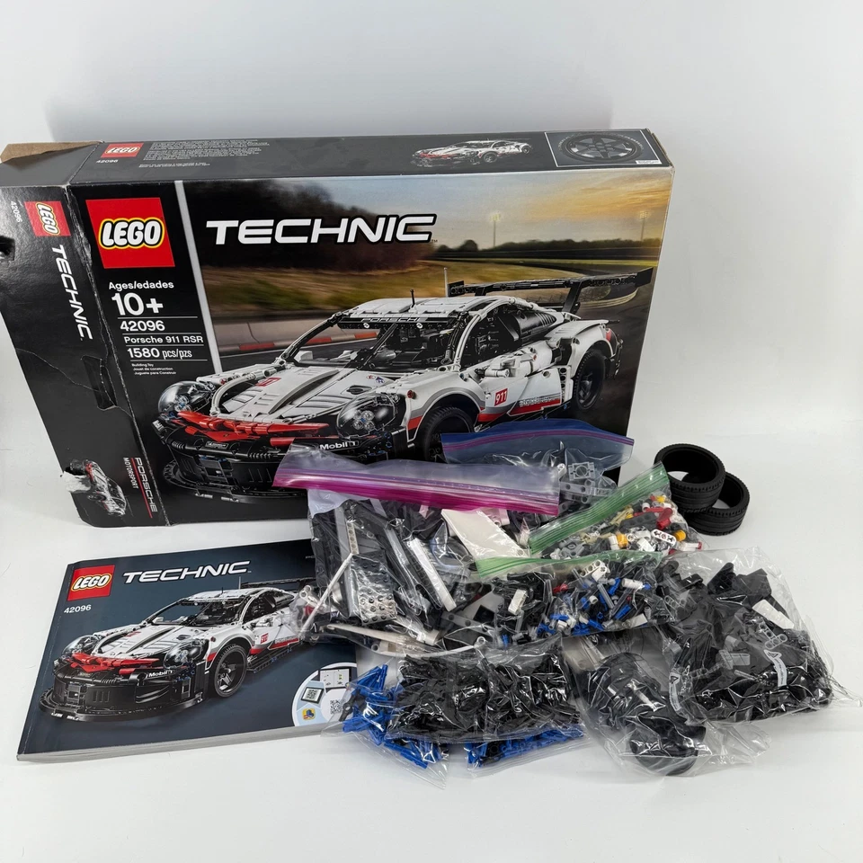 LEGO Technic 42096 Porsche 911 RSR Building Kit 1580 Pieces - Image 2 of 4