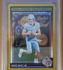Panini 2024 Score Rookies Drake Maye #303 Gold Dots /240 Patriots PSA 9 RC