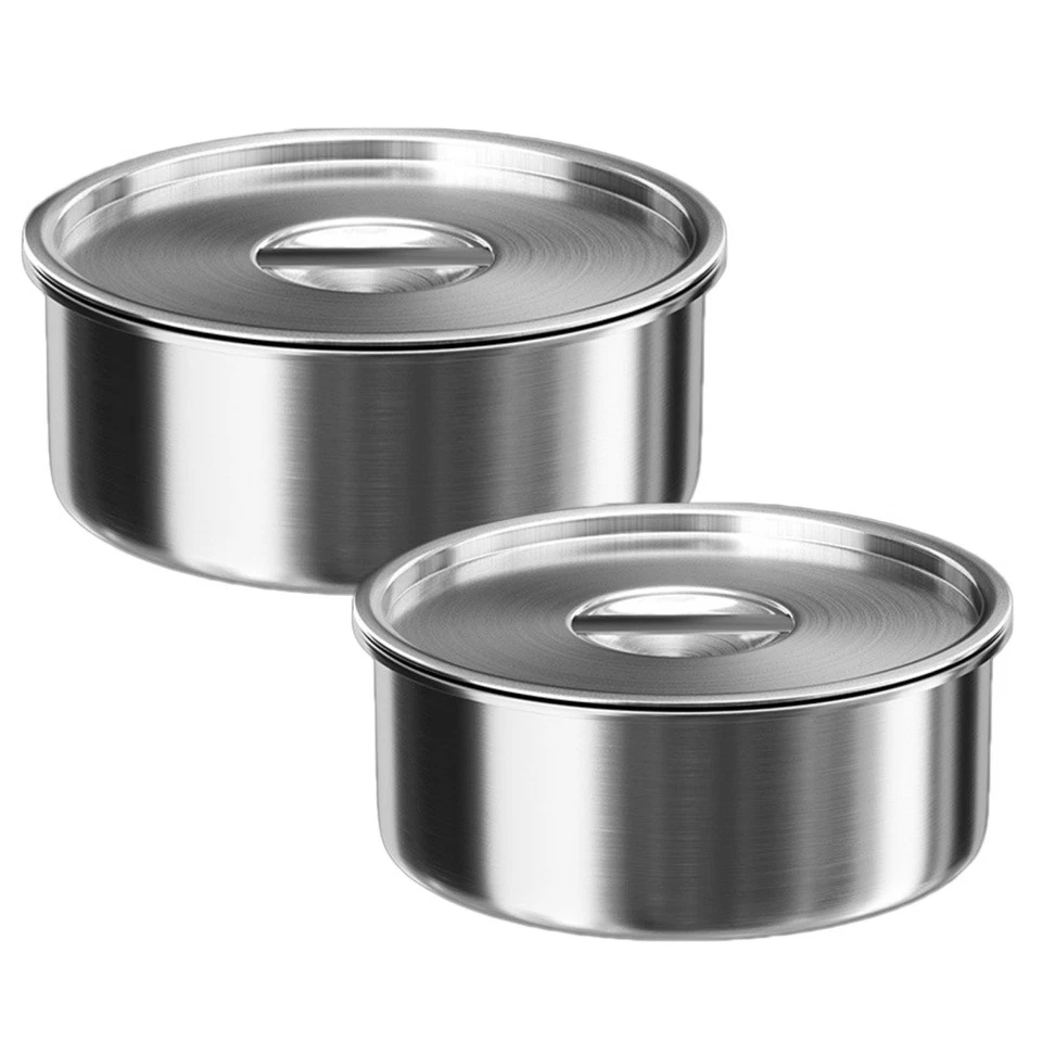 2 pezzi Pentola per stufato con coperchio: Pentola per dessert - Barattolo per - Immagine 2 di 4