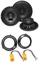 Hifonics 2-Wege 16,5Cm 180Watt Lautsprecher FüR Fiat Panda 03-12 FronttüR Auto B