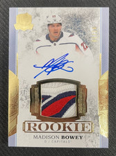 2017-18 UPPER DECK THE CUP MADISON BOWEY #148 ROOKIE AUTO PATCH #ed 1/24