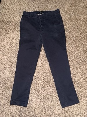 NDSTRY Men's Chino Pants Size 36 x 32 Navy Blue