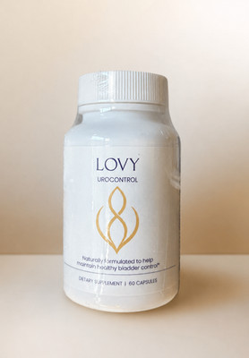 LOVY UroControl Bladder Control Support 60 Capsules Urinary Health Formula