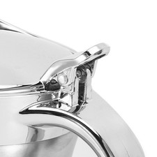 750ML Gravy Boat 304 Stainless Steel Sauce Jug Double Walled Steak Sauce Pot HG