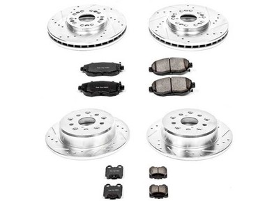 PowerStop for 98-05 Lexus GS300 Front & Rear Z23 Evolution Sport Brake Kit