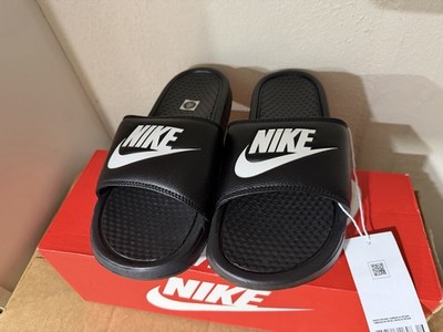 Nike 343880-090 9 US Size Men's Sandals - Black