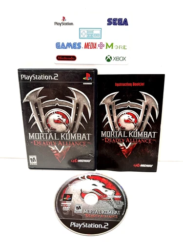 Mortal Kombat Deadly Alliance (Sony PlayStation 2, 2002) Complete TESTED CIB