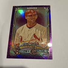 2025 Topps Allen & Ginter Albert Pujols Chrome Refractor Purple 15/75 #1