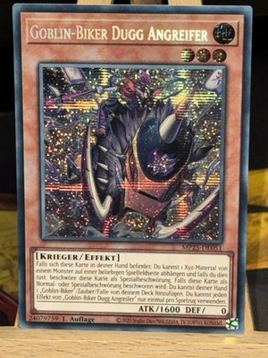 YU GI OH GOBLIN BIKER DUGG ANGREIFER  MP25-DE051  PRISMATIC SECRET RARE