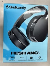 Skullcandy S6HHW-Q776 Hesh ANC XT Foldable On-Ear Headphones, True Black