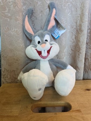 12'' BUGS BUNNY Stuffed Plush Toy Looney Tunes Warner Brothers Jazwares New Nwt