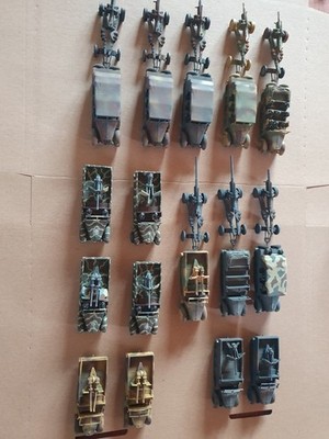 EDW,  WW 2. SD KFZ 9,  16 Stck 8 mit Geschützen gesupert H0