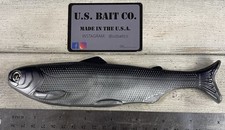 Weedless Swimbait 8” wedge tail Color Purple Gizzard Shad Lot Of 1 Bait