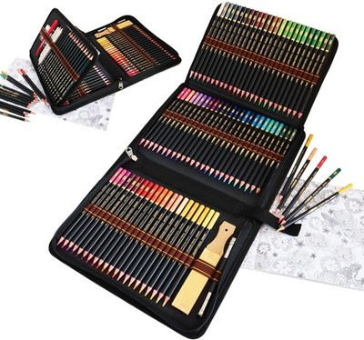 Professionelle Aquarell Buntstifte Set, 96 Stück Aquarellstifte Skizzieren