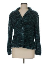 DressBarn Women Green Blazer M