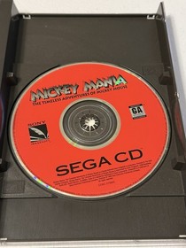 Mickey Mania: The Timeless Adventures of Mickey Mouse Sega CD 1994 W/reg Card