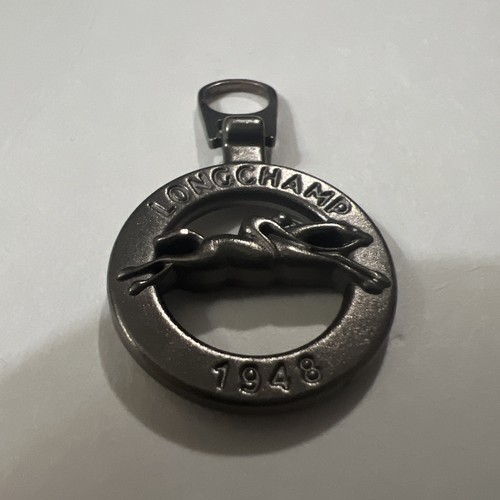 Longchamp Ersatz Rotguss Silber Ton Hardware Reißverschluss Ziehen - Bild 3 von 13