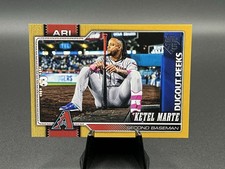 2026 Topps Series 1 Celebration #257 KETEL MARTE GOLD DUGOUT PEEKS Parallel /50