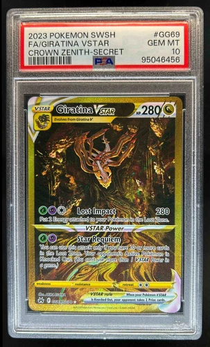 2023 Pokemon SWSH Crown Zenith Giratina VSTAR Galarian Gallery #GG69/GG70 PSA 10