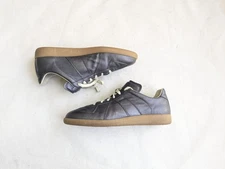 Maison Margiela GAT Sneakers Silver Gum Men 9 42 Leather Low Tops Gum 