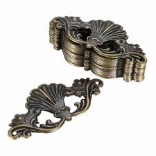 8Pcs Antique Bronze Corner Brackets Decorative Iron Protectors for Boxes, Albu