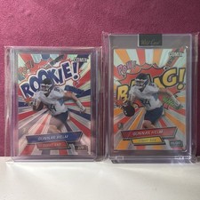2 Card Lot - Wild Card Comix - Gunnar Helm - Red/Blue ROOKIE! /3 - Bang! /20