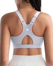 High Impact Sports Bras for Women, Racerback Adjustable Straps Sports Bras fo...