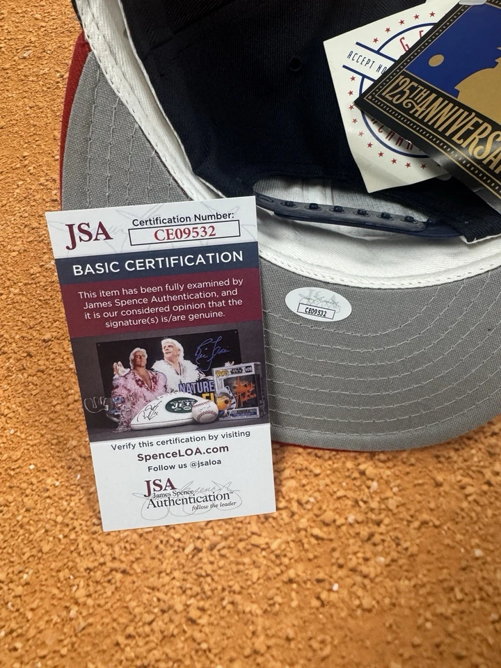 Sombrero firmado por Al López Cleveland Indians Jsa automático nuevo Foto 3 de 3