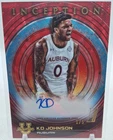 KD JOHNSON 2023 BOWMAN U INCEPTION INITIATION RED #1/5 AUTOGRAPH