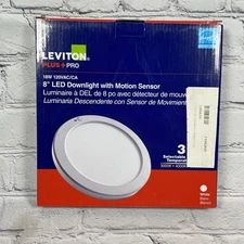 Leviton 8” LED Downlight w/ Motion Sensor & Adjustable Color Temp Energy Star