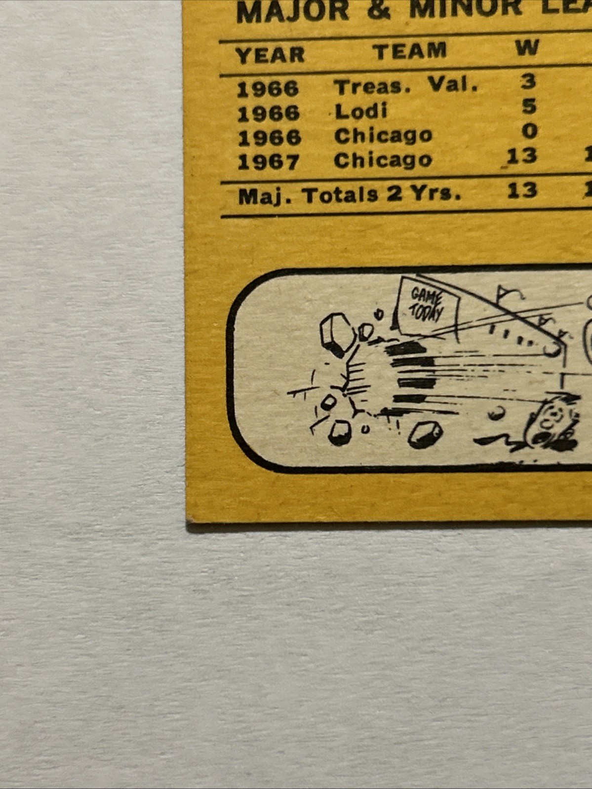 1968 Topps Rich Nye #339 Chicago Cubs Vintage Baseball Card