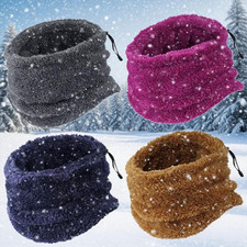 Winter Neck Gaiter Ski Neck Warmer Scarf Fleece Face Mask Cover for Cold Weather