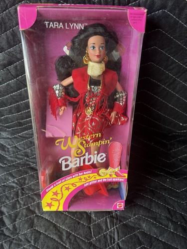 Vintage Western Stampin’ Tara Lynn Barbie Doll NRFB 1990s Mattel