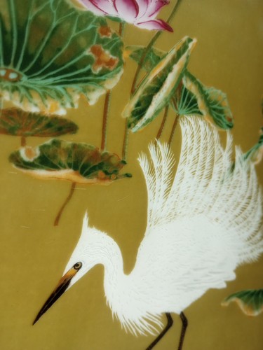 Vintage Naoka Nobata Plate 1979 Franklin Mint Porcelain Japan Decorative Birds - Picture 2 of 10