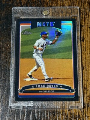2006 Topps Chrome - Jose Reyes #101 Black Refractor /549 Mets