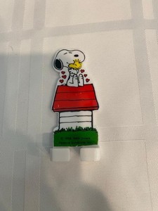 Vintage Peanuts Snoopy Hugging Woodstock Toothbrush Holder