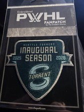 Seattle Torrent PWHL Inaugural Season 3" Embroidered Patch Be Part Of History