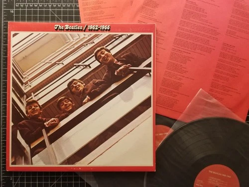 THE BEATLES 1962-1966 2LP 1976 VG+/VG+ w/ INNERS Red Album VINYL Greatest Hits