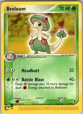 Breloom 16/109 Rare Ruby and Sapphire HP DAMAGED on eBay