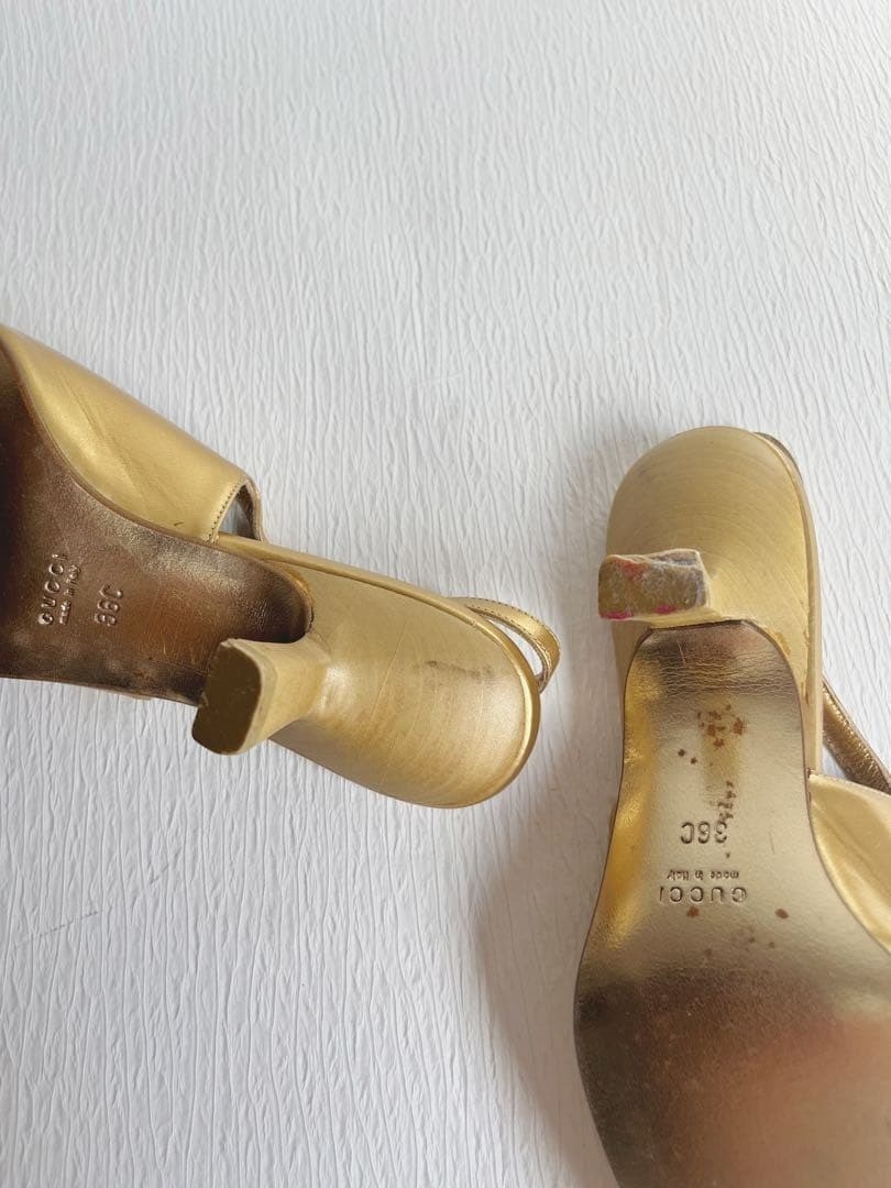 GUCCI by Tom Ford 2000 Tiger Iconic Mules Size 36 Leather Vintage Womens Japan thumbnail 7