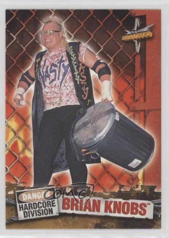 1999 Topps WCW Embossed Danger Hardcoure Division Brian Knobbs Knobs #51 0wd2