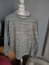 Victoria's Secret PINK Grey Graphic Crewneck Sweatshirt Size M