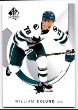 2024-25 SP Authentic William Eklund San Jose Sharks #71
