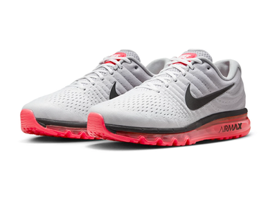 NEW Men's Nike AIR Max 2017 Shoes Sneakers 849559 Wolf Gray Black