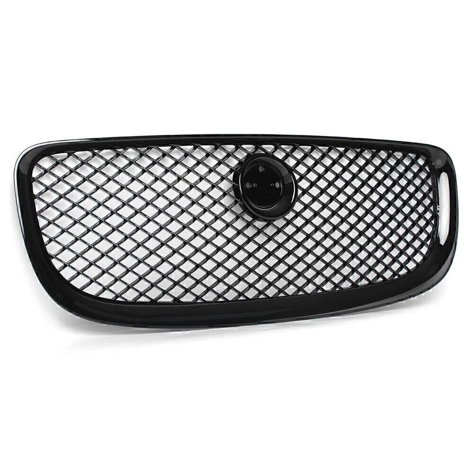 Black Upper Grill Radiator Grille For Jaguar XJ 2010 2011 2012 2013 2014 2015 Foto 3 de 4